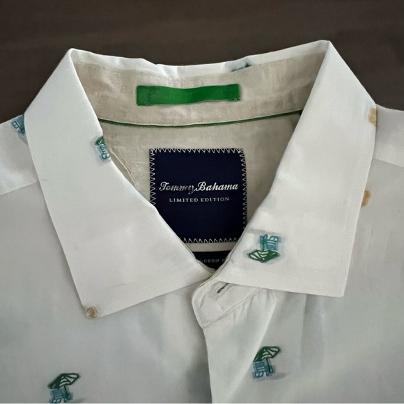 Tommy Bahama Limited Edition Long Sleeve Button Down Shirt Mens Large - Picture 3 of 8